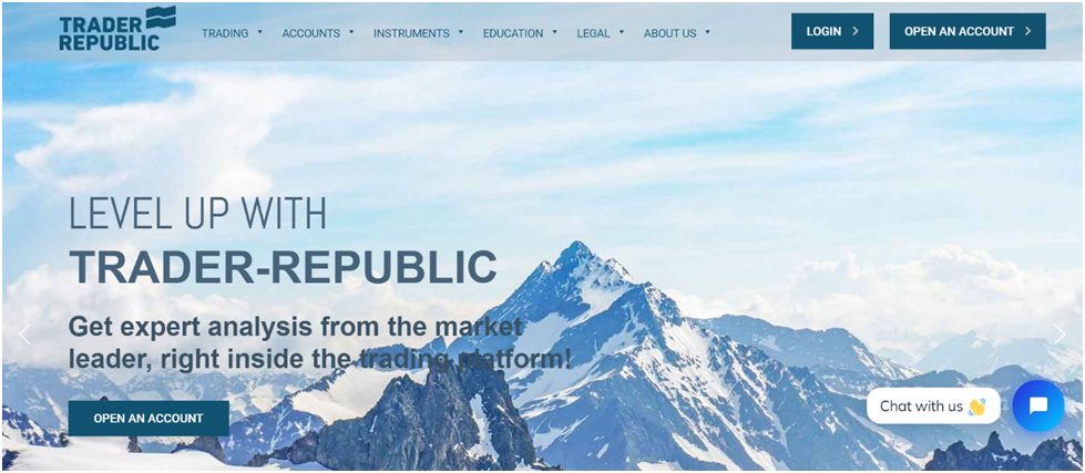  TraderRepublic homepage